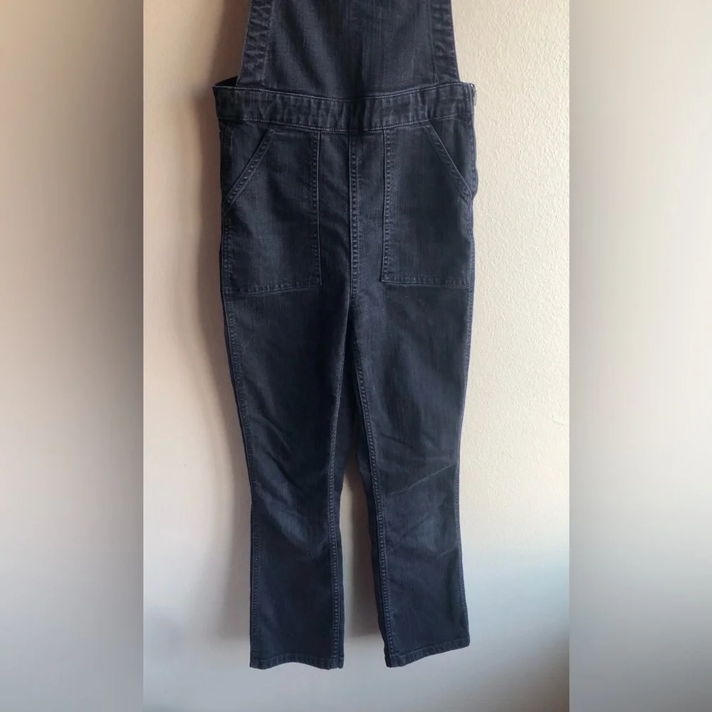 Madewell Women’s Denim Overall Jumpsuit Black Size Medium - Picture 6 of 15